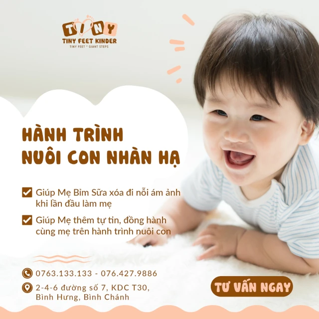 Nuôi con thật nhàn với dịch vụ chăm sóc tại nhà của Tiny Feet